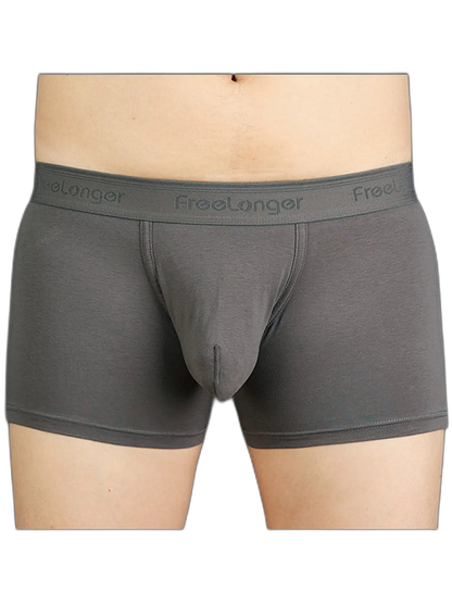 FreeLonger Men’s Microfibre Cotton Big Pouch Trunks