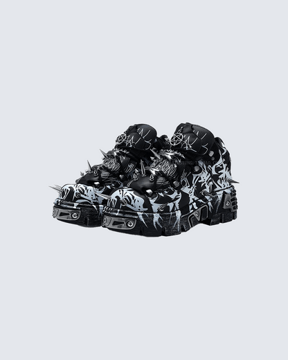 Cyberpunk Spike Armor Sneakers