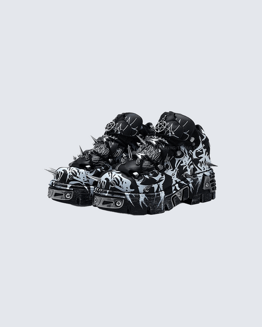 Cyberpunk Spike Armor Sneakers