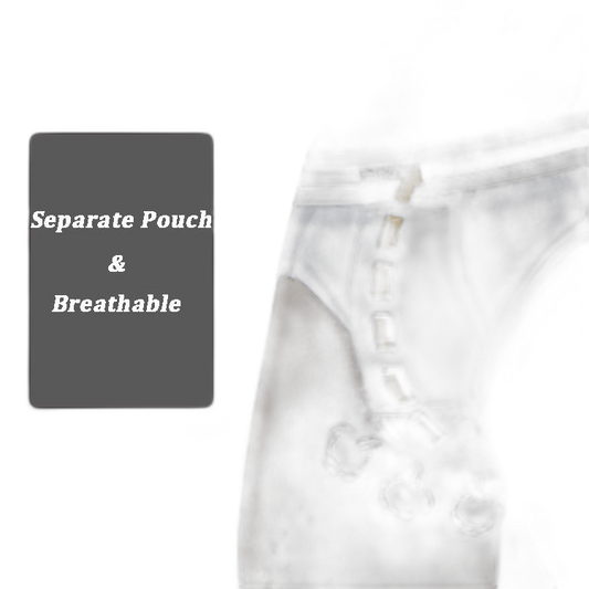 Men's Ball Pouch Separate Cotton Briefs