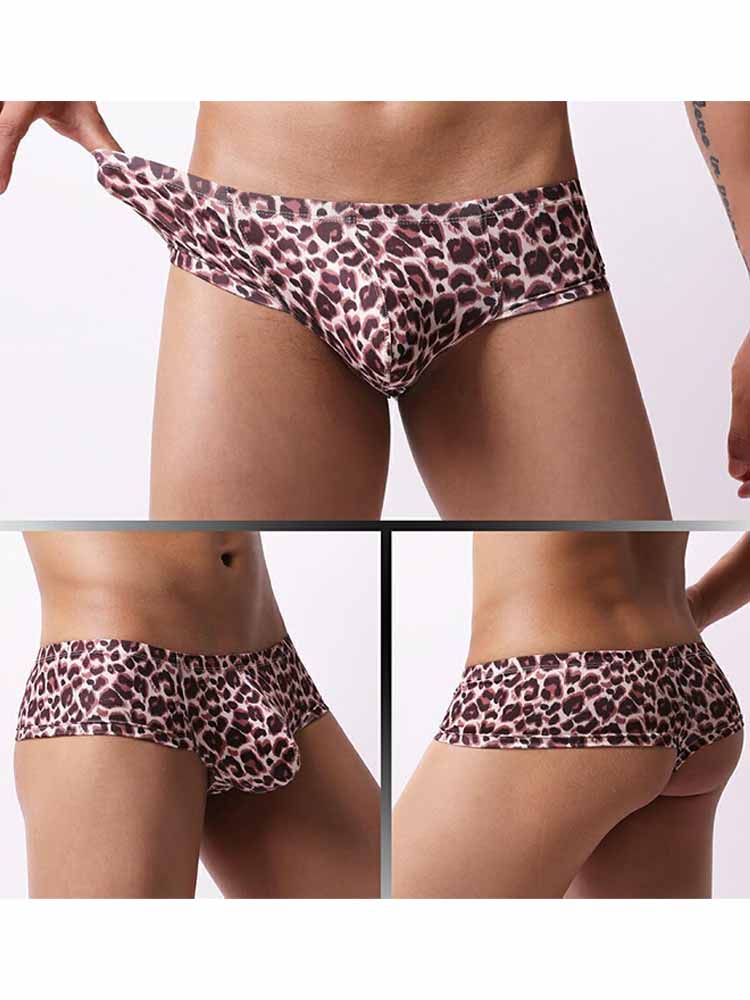 Men's Art Printed U-shaped Mesh Boxer Briefs