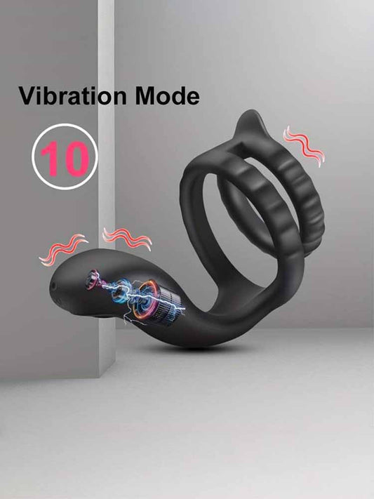 Silicone Vibrating Sperm Lock Ring