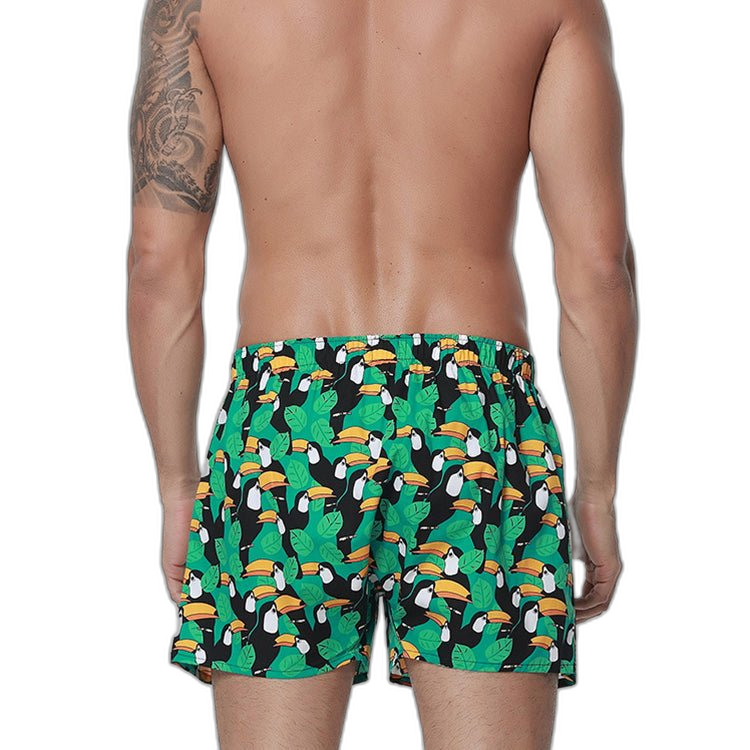 100% Cotton Men's Loungewear Loose Shorts