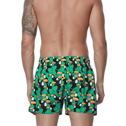 100% Cotton Men's Loungewear Loose Shorts
