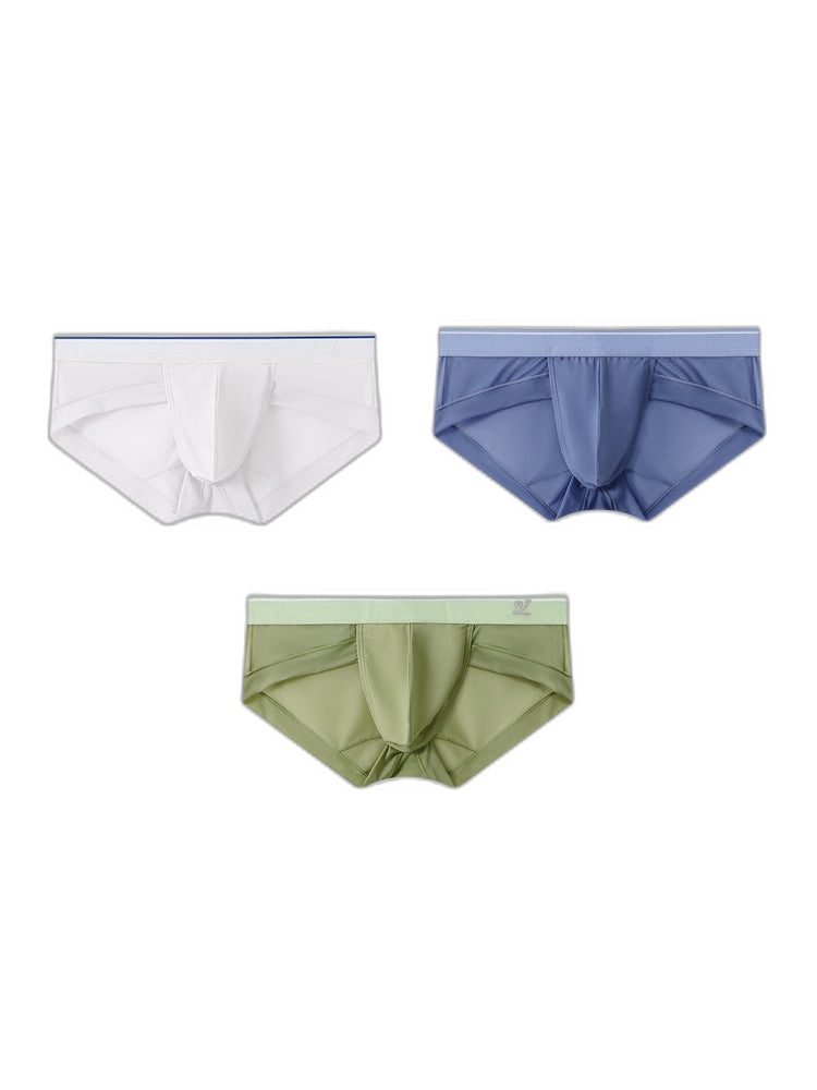 3 Pack Comfy U Convex Pouch Briefs For Men