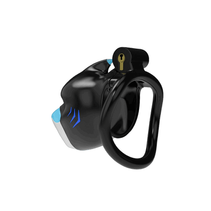 Furrjoi Shark Chastity Cage Blue
