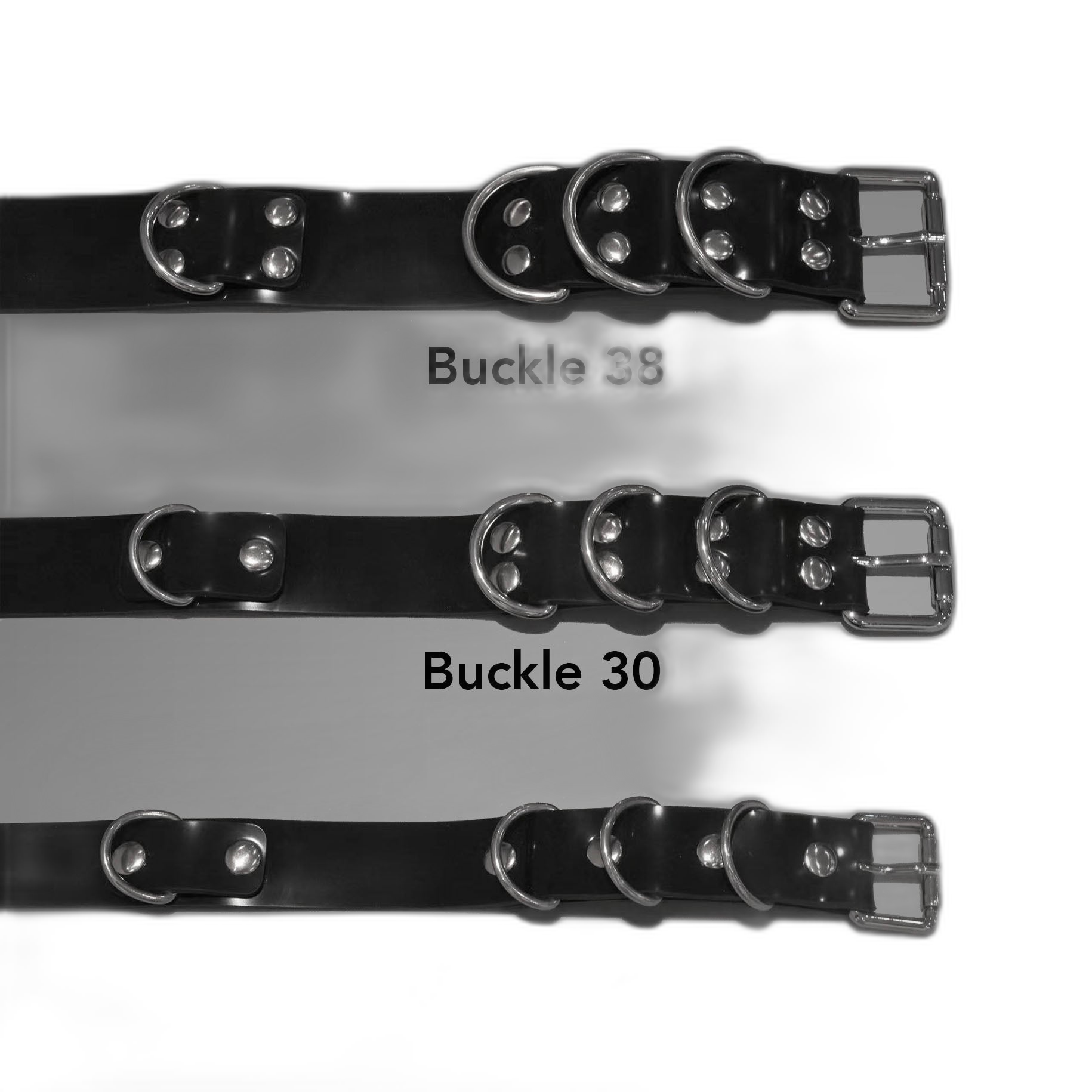 Multi-D Buckle Style Silicone Collar