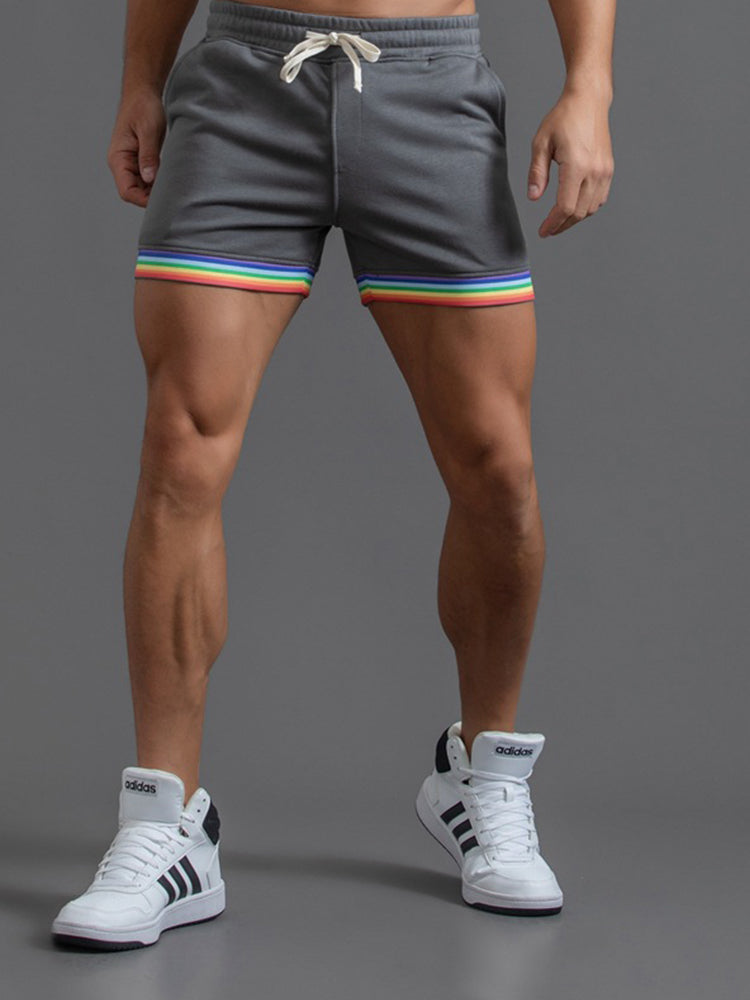 Men's Rainbow Cotton Shorts
