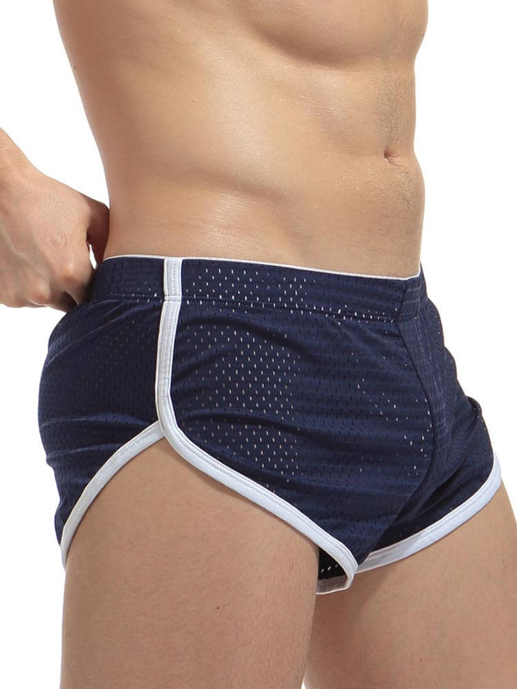 Men's Ice Silk Home Casual Boxer Briefs
