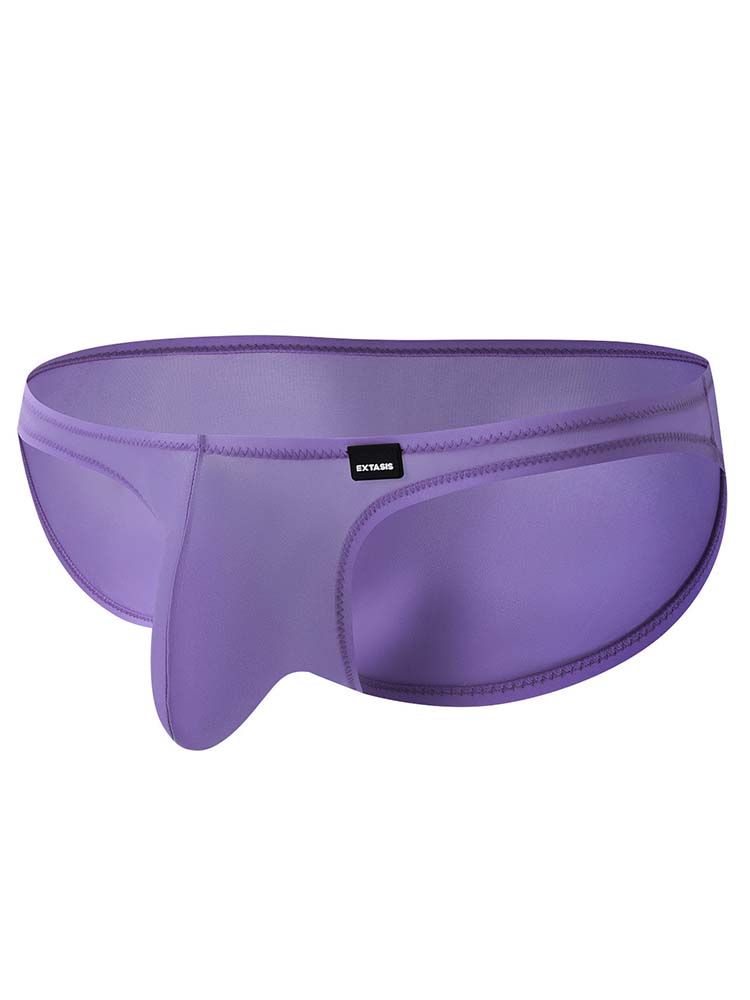 Men's Sexy Solid Color U-Convex Pouch Tight Briefs