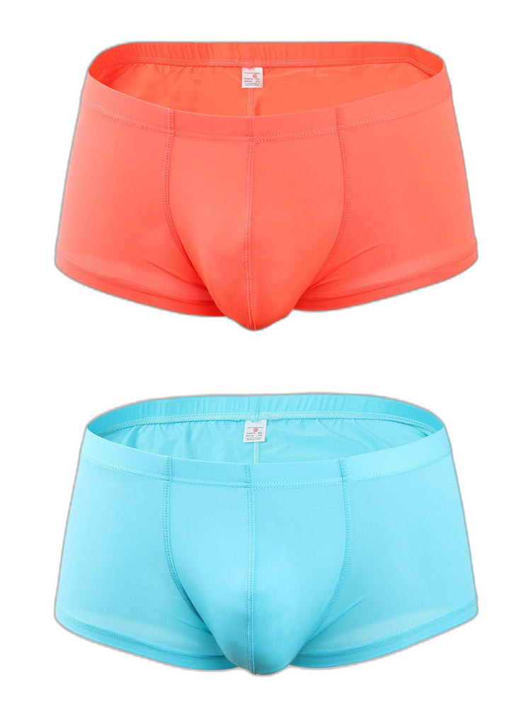 2 Pack Mesh Enlarged Pouch Snug Fit Underwear