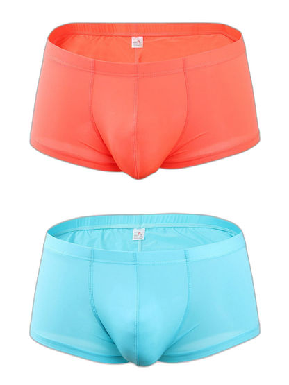 2 Pack Mesh Enlarged Pouch Snug Fit Underwear
