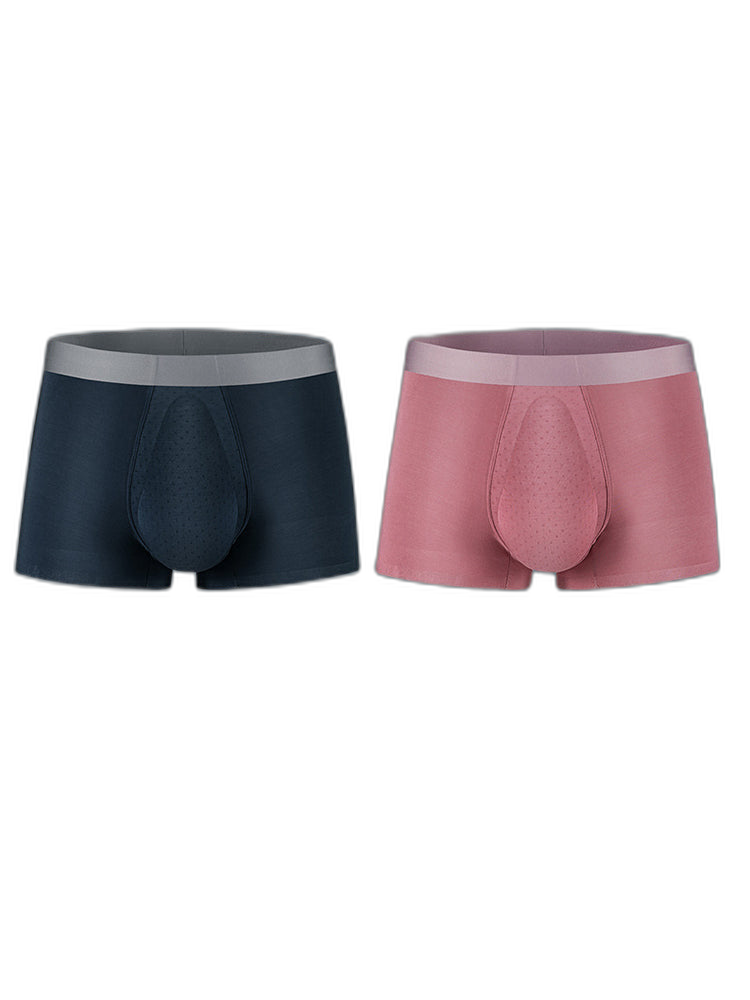 Men's Seamless Trunks with Organic Latex Support Cup