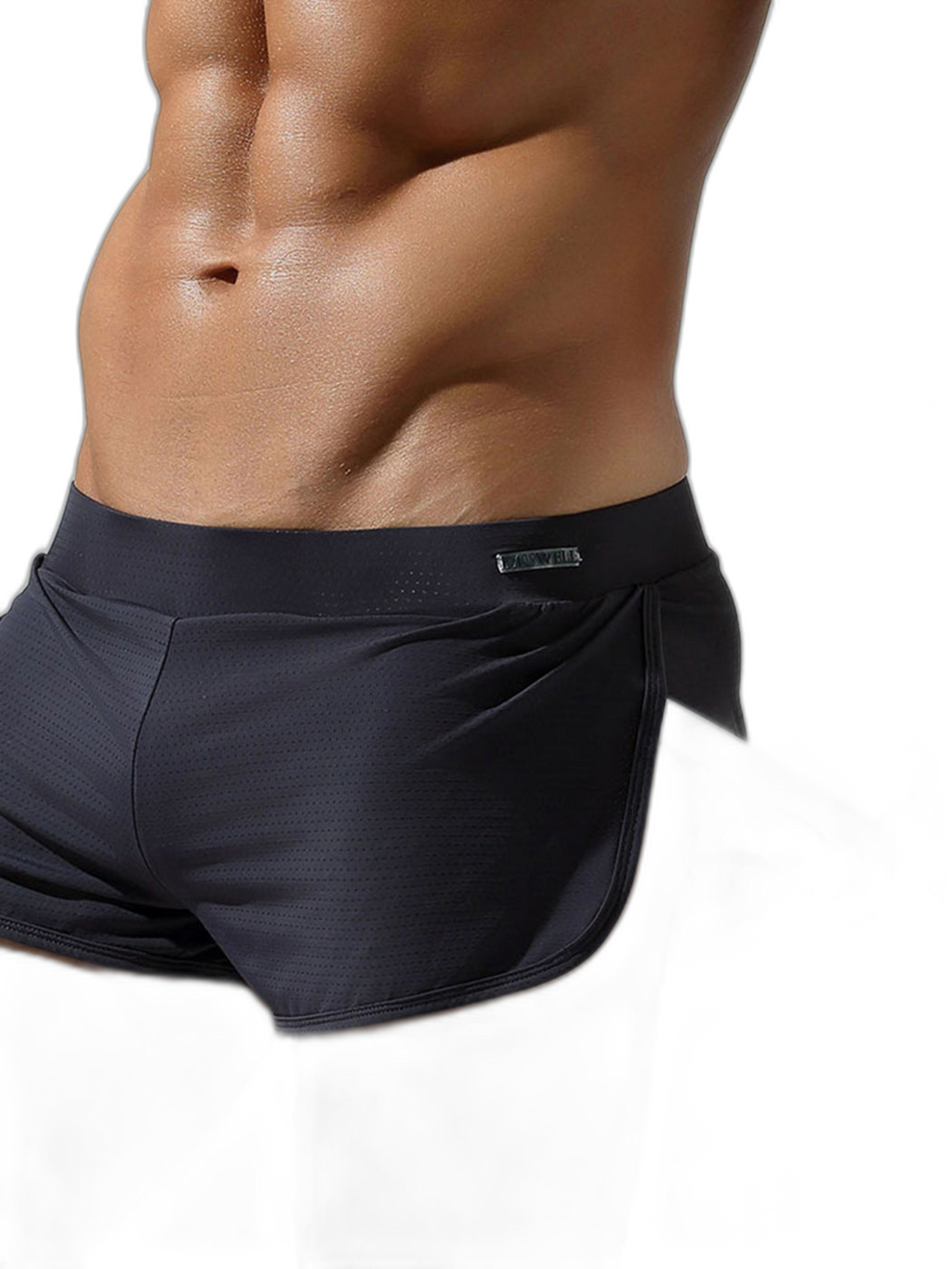 Men's Breathable Mesh Boxer Shorts With Separate Pouch