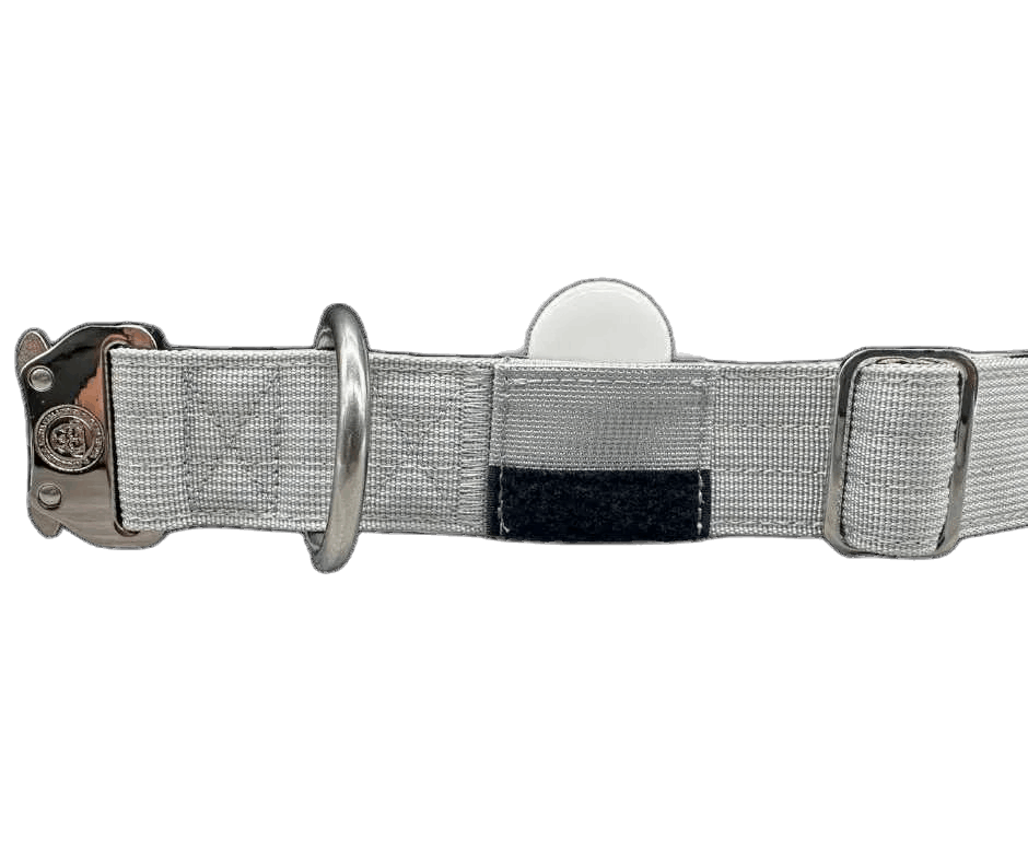 4cm Tactical Tracker Collar Grey