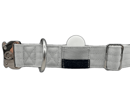 4cm Tactical Tracker Collar Grey