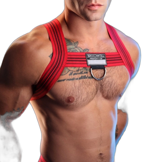 Breedwell Cumdump Bulldog Harness Red