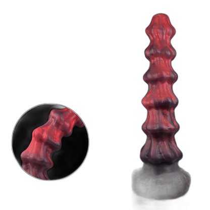 Migo - 10 Inch Knot Dildo - Fantasy Dildo - Alien Dildo with 6 Knots