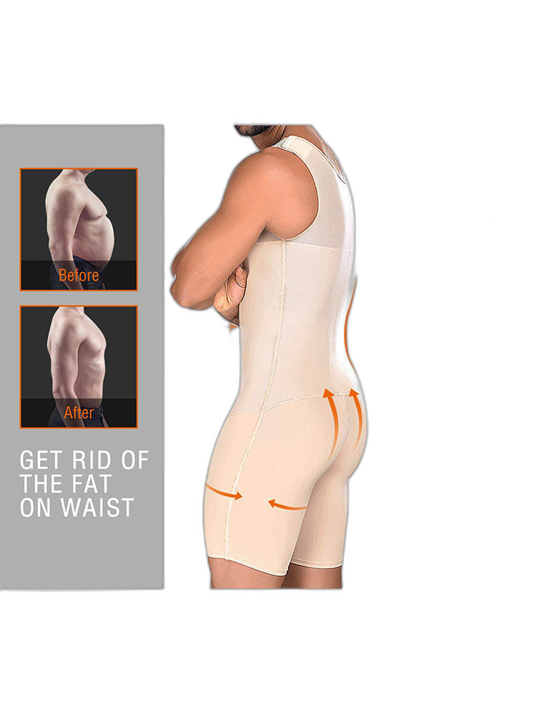 Men Shapewear Tummy Control Slimming Bodysuit