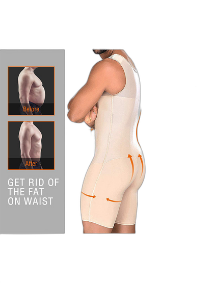 Men Shapewear Tummy Control Slimming Bodysuit