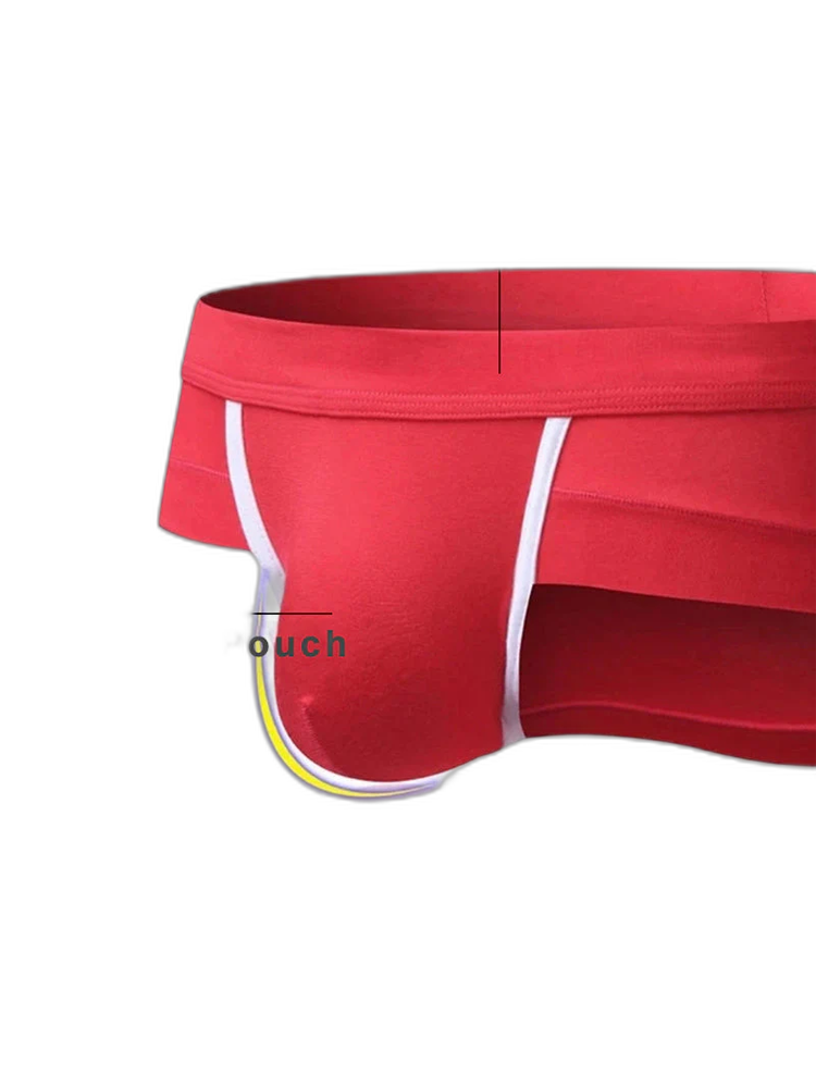 4 Pack Breathable Modal U Convex Pouch Briefs