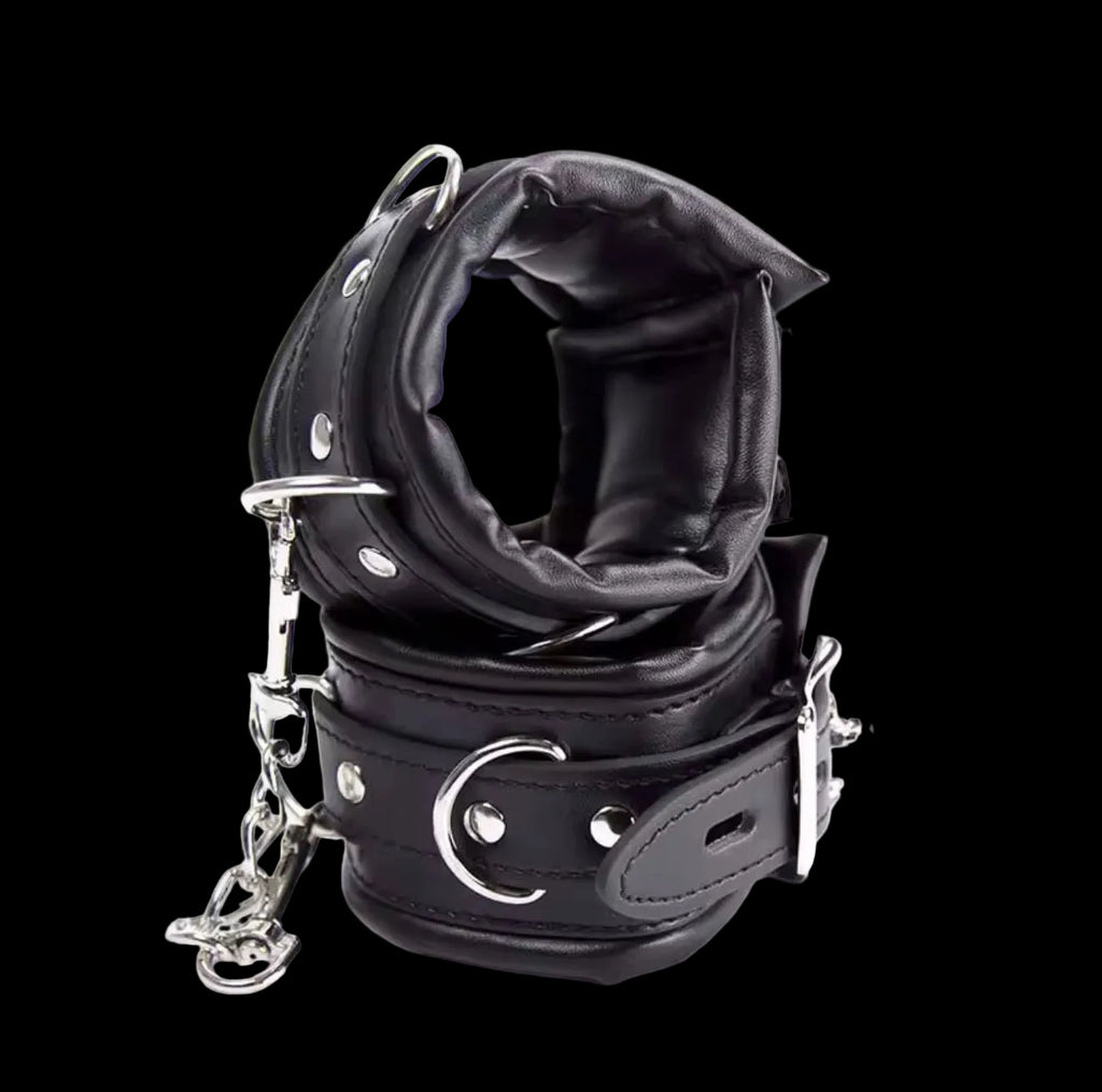 ruff GEAR Leather Hogtie Wrist Cuffs