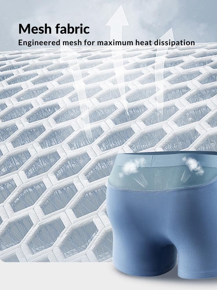 3 Pack Separation Design Support Pouch Boxer Briefs