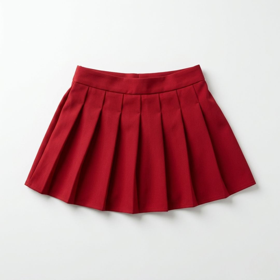 Classic Pleated Mini Skirt