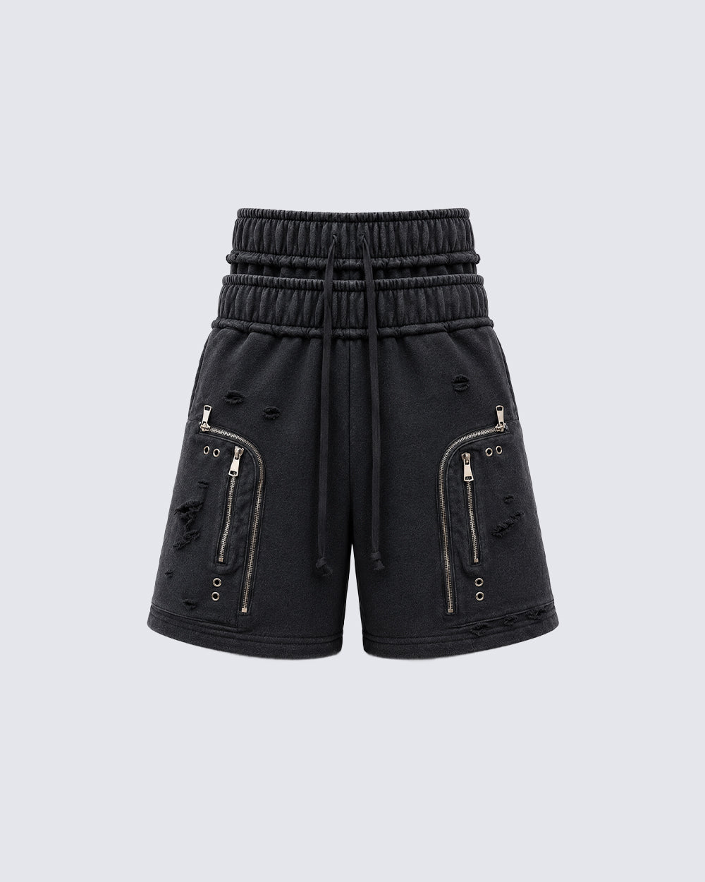 KIIKIO Utility Zipper Shorts