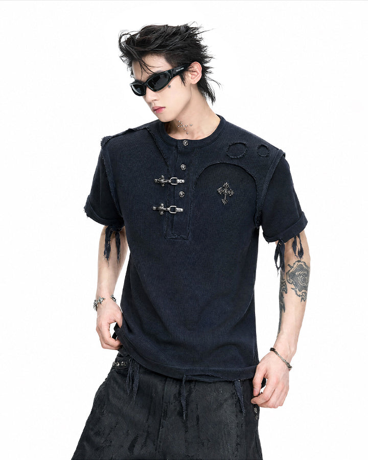 KIIKIO Gothic Distressed Tee