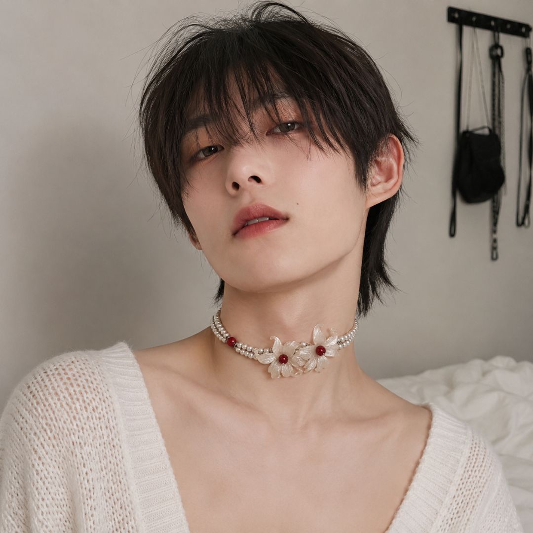 Ivory Blossom Choker
