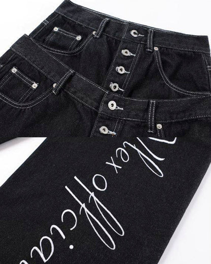 High Street Double Waistband Patchwork Pants