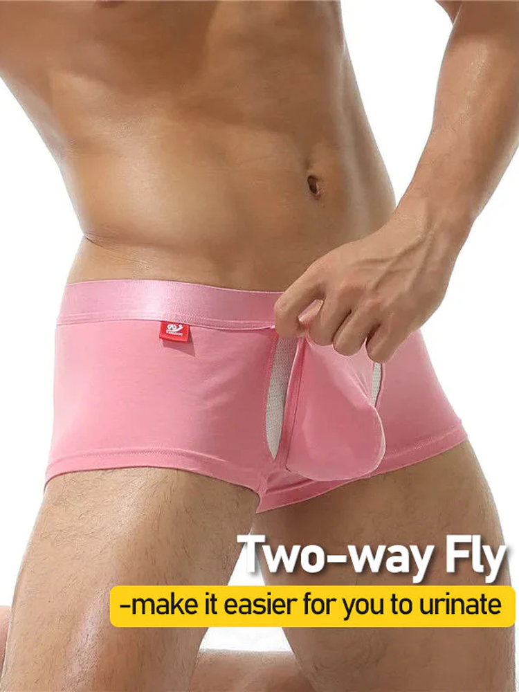 2 Pack Men's Large Pouch Casual Underwear