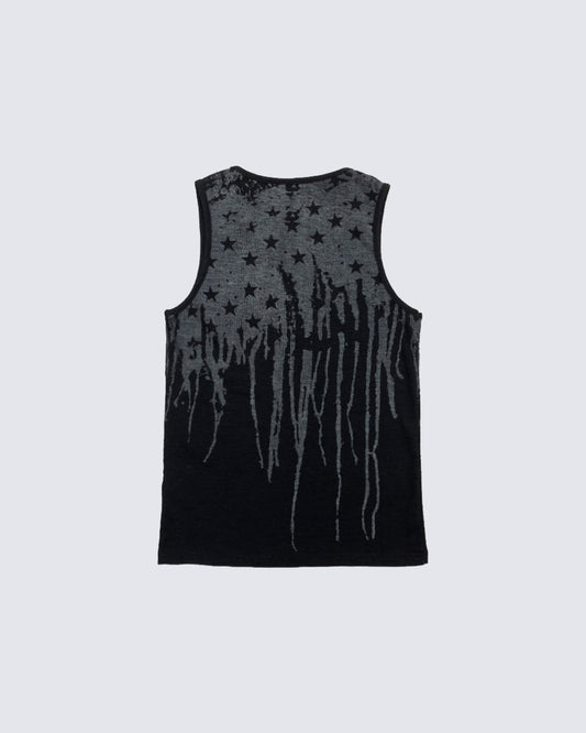 New American Street Ink Elastic Tank Top