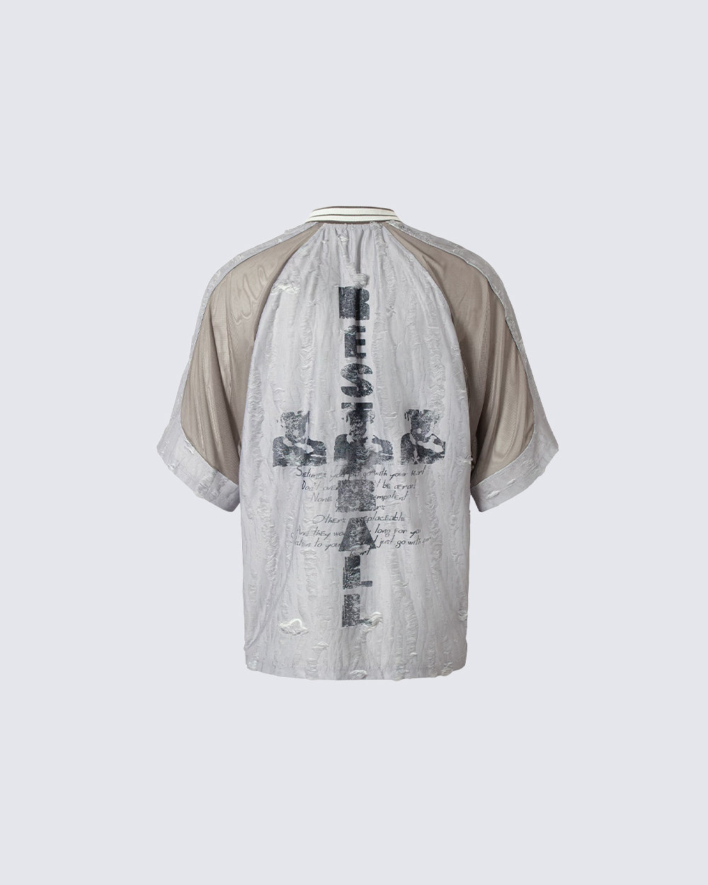 Wasteland Deconstructed Distressed Short Sleeve Tee New