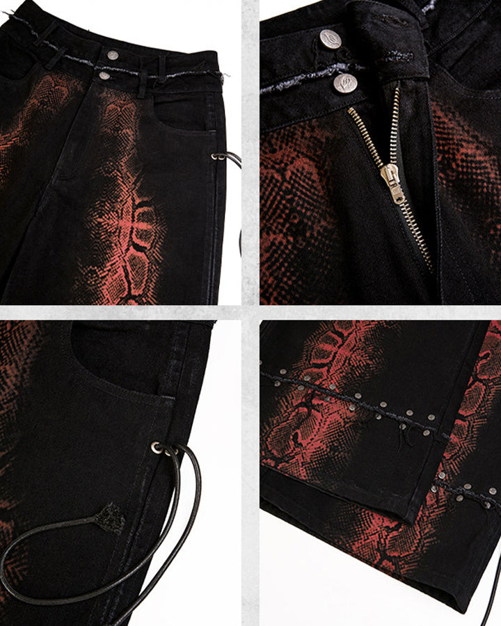 KIIKIO Dark Washed Jeans