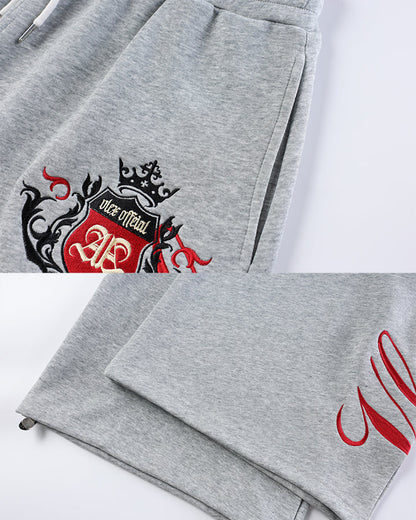 American Collegiate Graphic Wide Leg Sweat Shorts