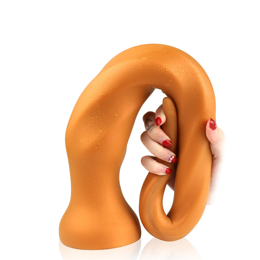 Worm - Long Butt Plug - Spiral Butt Plug - Deep Anal Toy