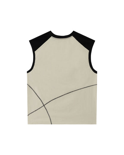 Deconstructed Stitched Ice-Feel Quick-Dry Summer Tank Top