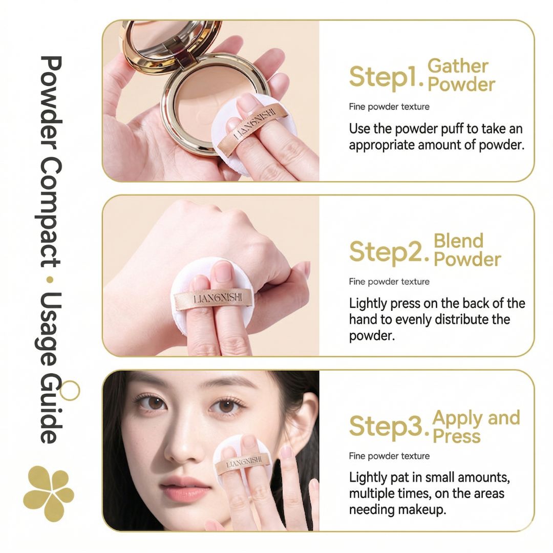 HD Waterproof Setting Powder Compact