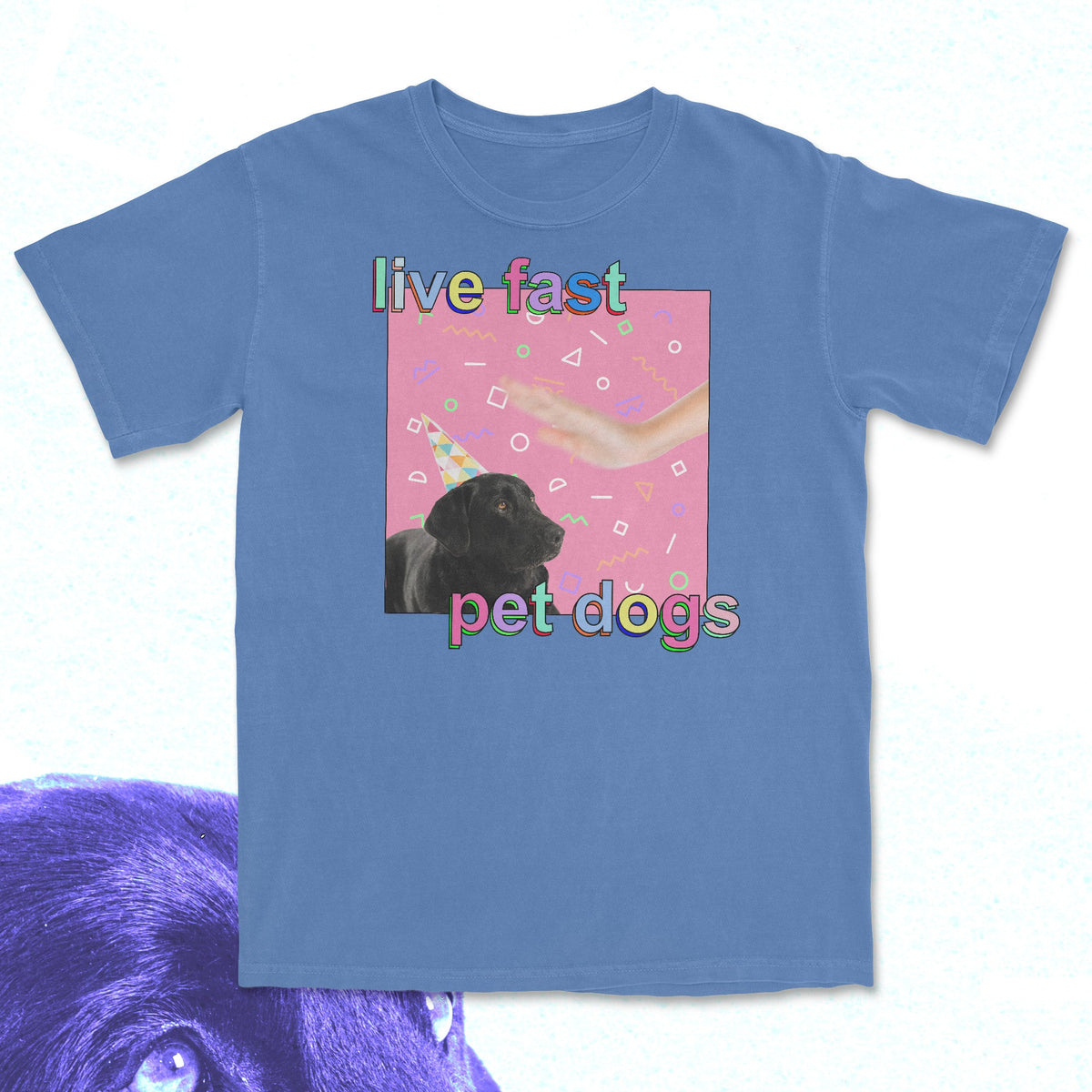 live fast pet dogs - t-shirt