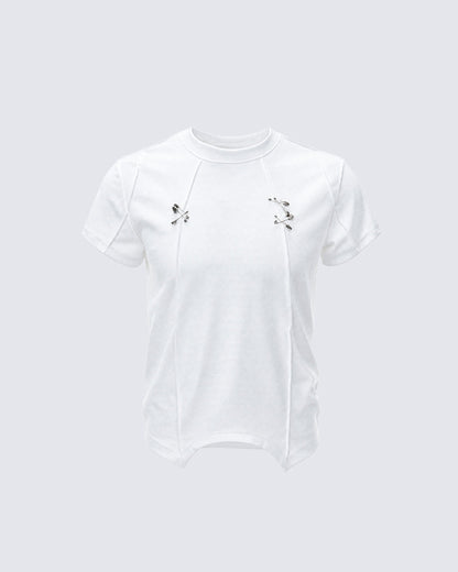 KIIKIO Gothic Asymmetric Tee