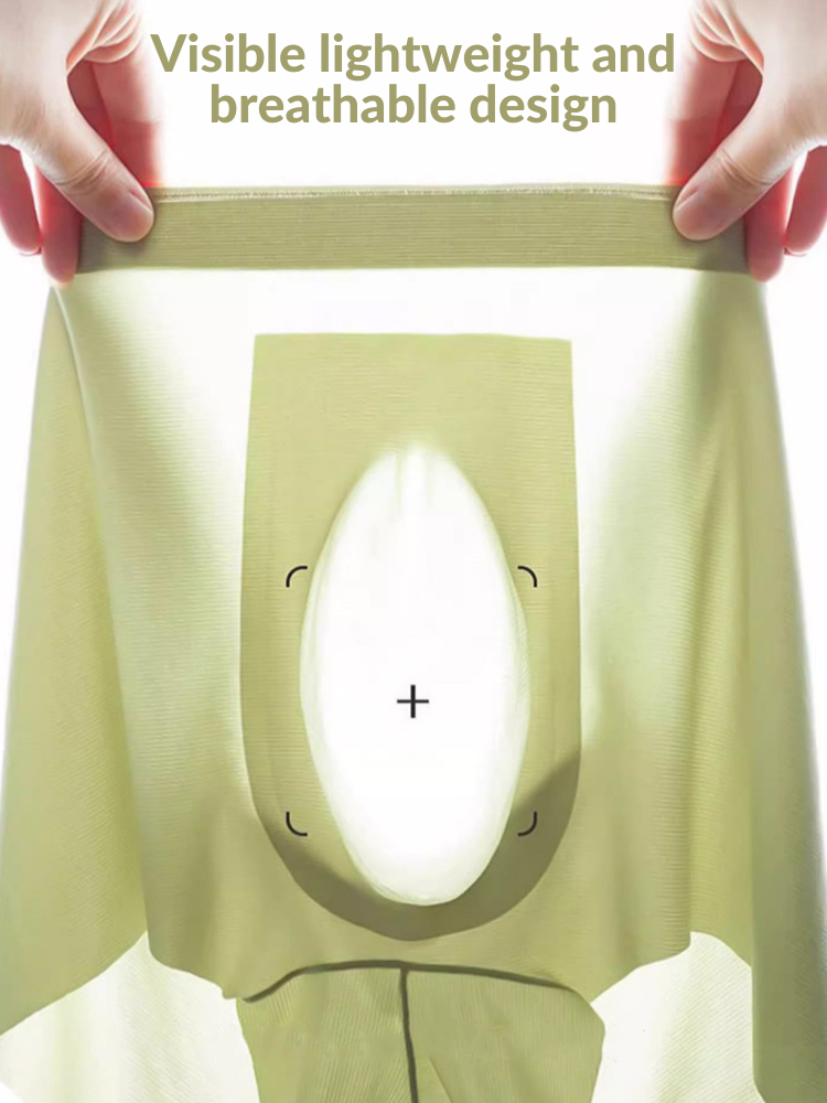 2 Pack Men's Ultra-Thin Ice Silk Quick-Dry Trunks