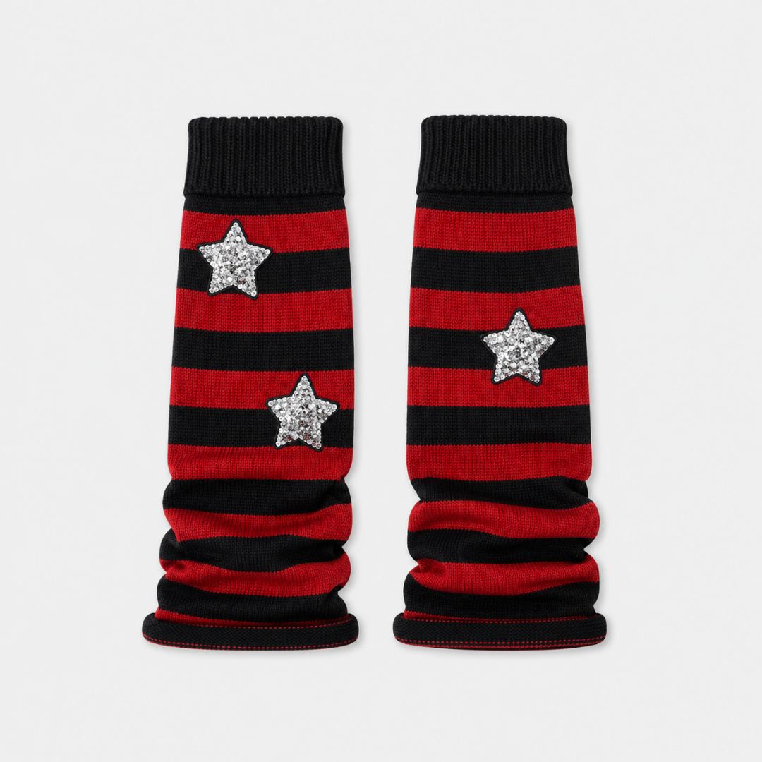 Starlight Stripe Leg Warmers