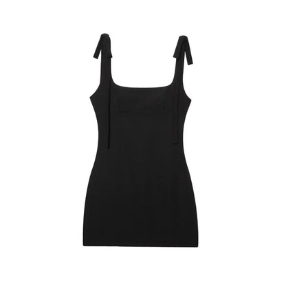 Sweetheart Tie-Strap Mini Dress