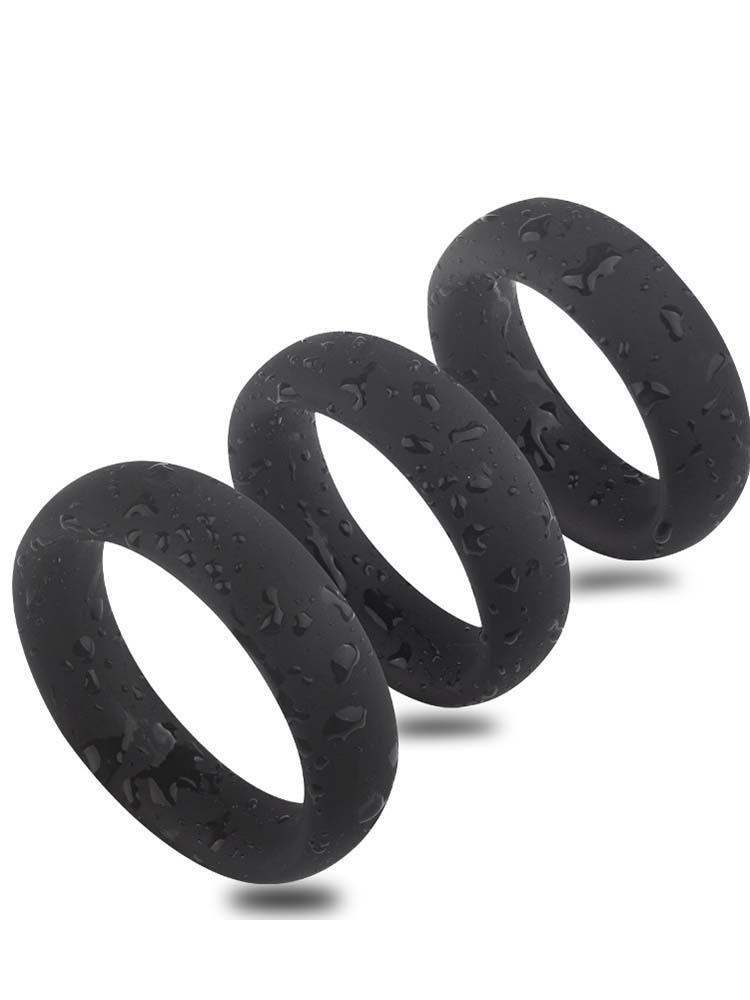 Silicone Locking Sperm Ring Set