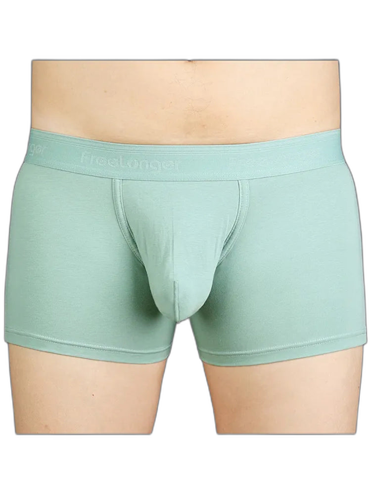 FreeLonger Men’s Microfibre Cotton Big Pouch Trunks