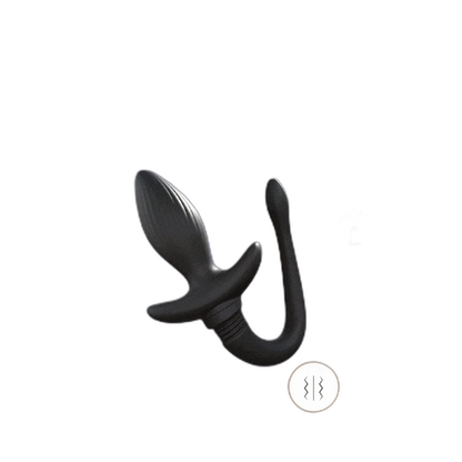 Zoe - Vibrating Butt Plug - Puppy Tail Butt Plug - 10 Frequency Vibrating Anal Toy