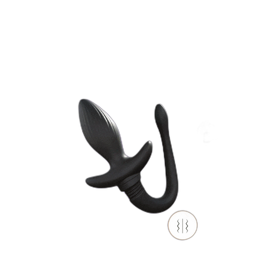 Zoe - Vibrating Butt Plug - Puppy Tail Butt Plug - 10 Frequency Vibrating Anal Toy