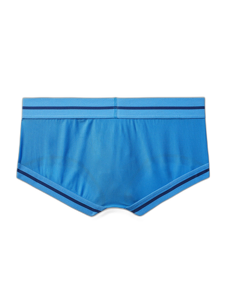 Men's Breathable Mesh Line Trunks with Fly
